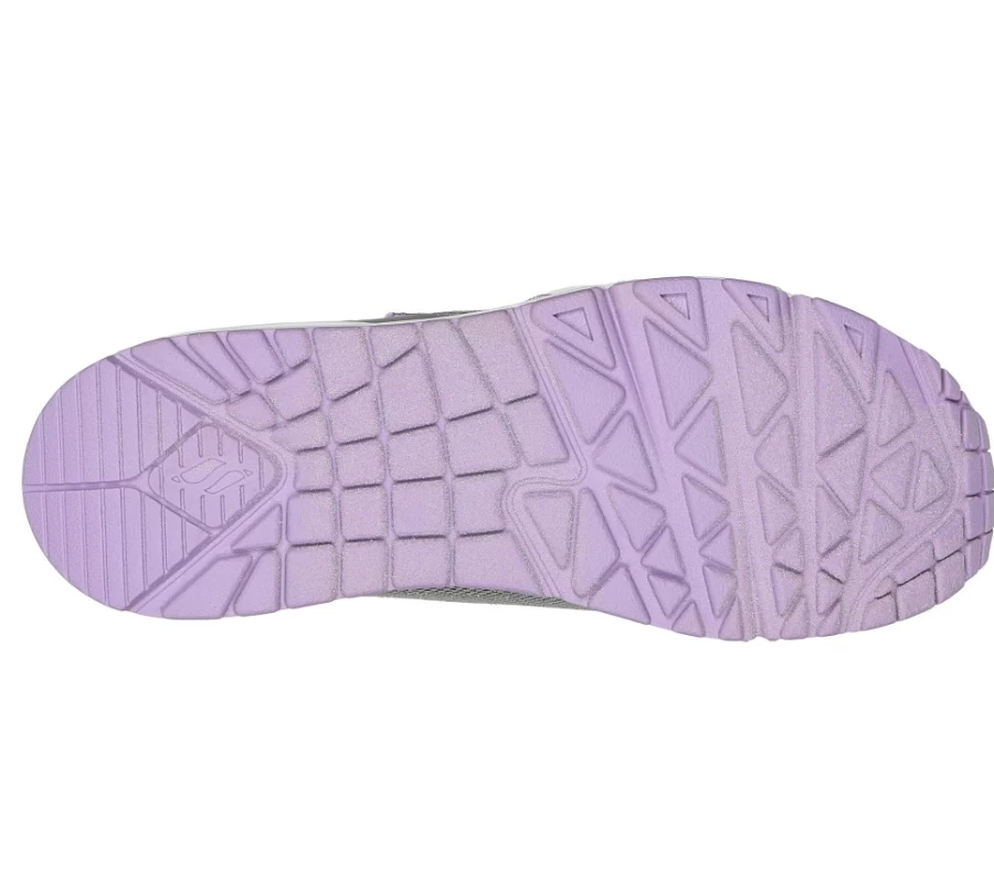 SKECHERS Kids Uno - Starry Vibe Sneakers in Gunmetal | Lightweight & Comfortable