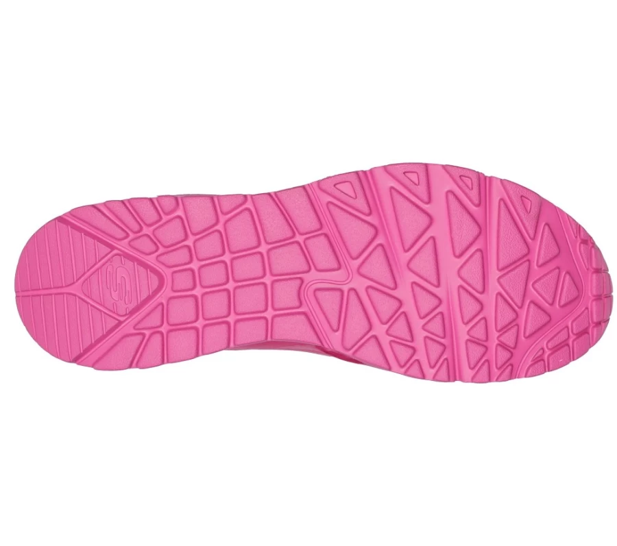 SKECHERS Women's Foamies Arch Fit Uno Sneakers in Hot Pink - Max Comfort & Style