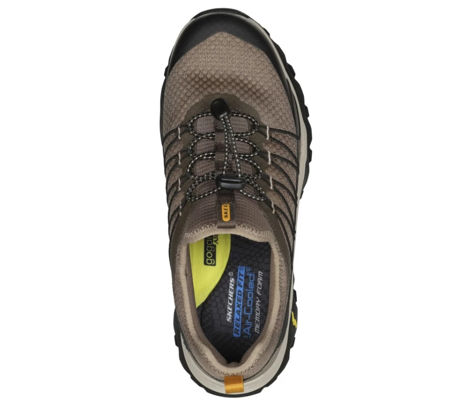 SKECHERS Men's Montello Brockden Relaxed Fit Sneakers in Khaki
