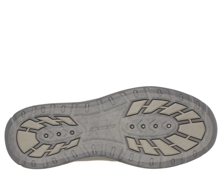 SKECHERS Men's Vierra - Taupe Relaxed Fit Sneakers | Comfortable Casual Shoes