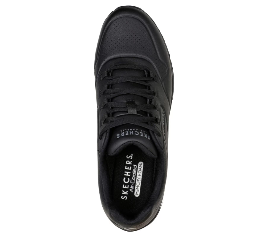 SKECHERS Men's Uno 2 Sneakers in Black - Comfortable Casual Shoes