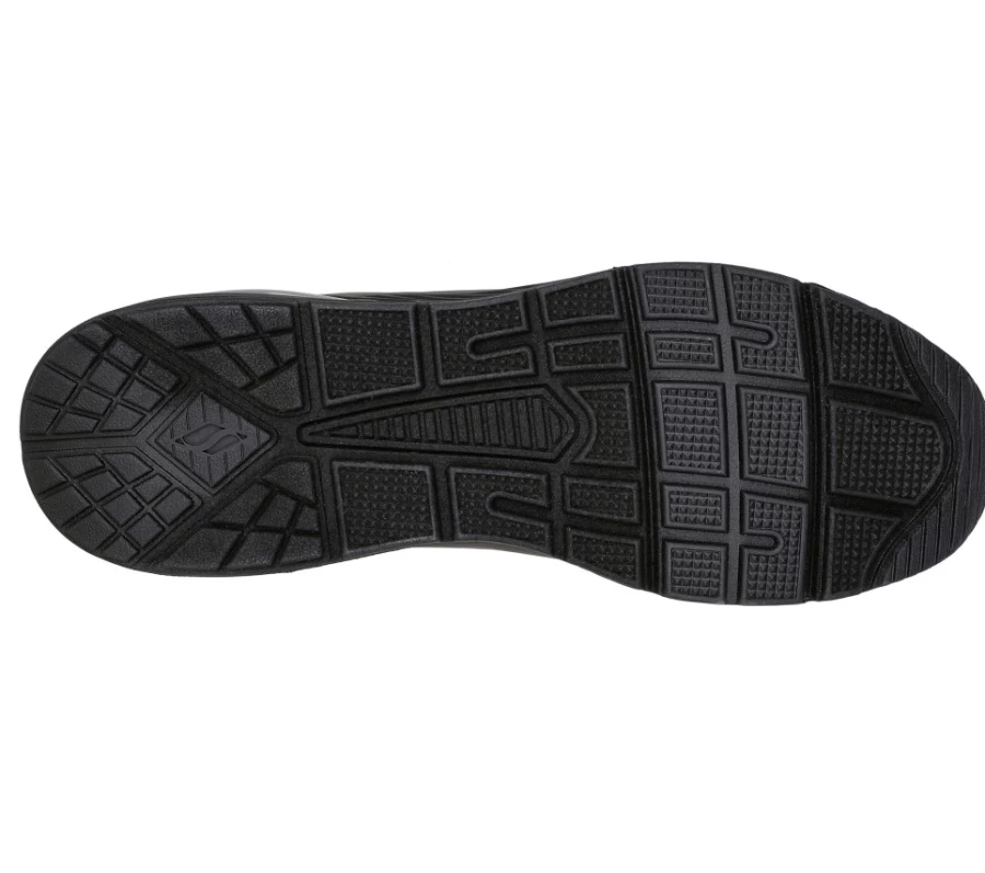SKECHERS Men's Uno 2 Sneakers in Black - Comfortable Casual Shoes