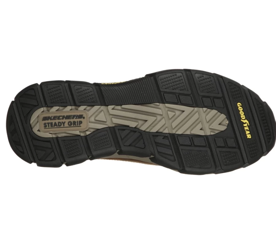 SKECHERS Men's Relaxed Fit Respected - Catel Brown Casual Shoes
