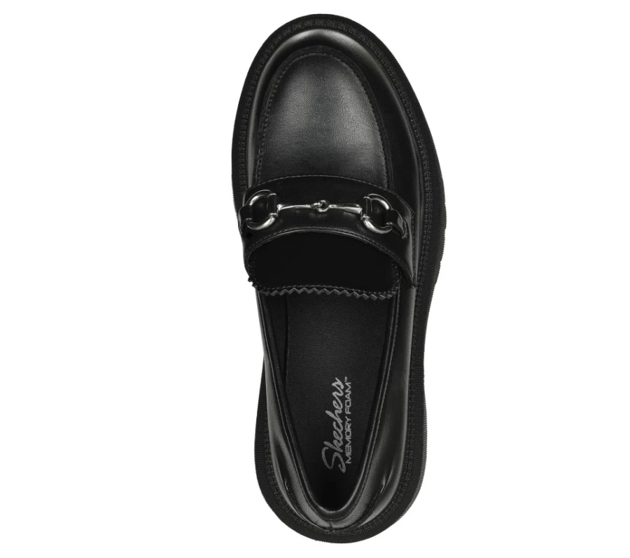 SKECHERS Women's Modern Rugged - Sweet Choice Black Casual Shoes