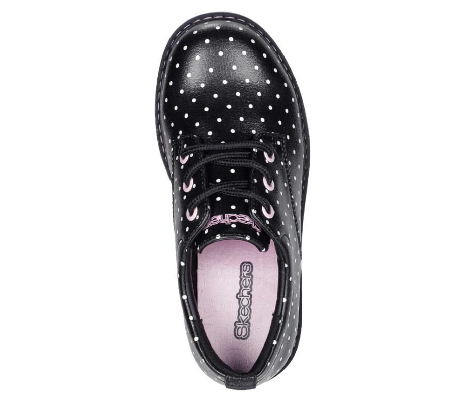 SKECHERS Kids Black & Pink Supreme Vibe Sneakers - Gravlen Style