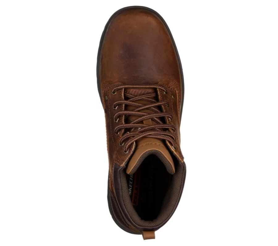 SKECHERS Men's Relaxed Fit Segment Sneakers in Brown Garnet - Comfortable Casual Shoes