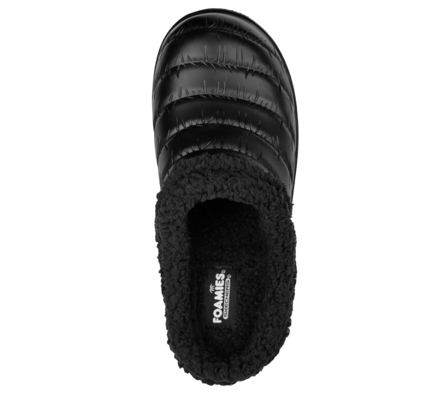 SKECHERS Men's Black Foamies Cozy Camper Lined Sneakers for Comfortable Adventures