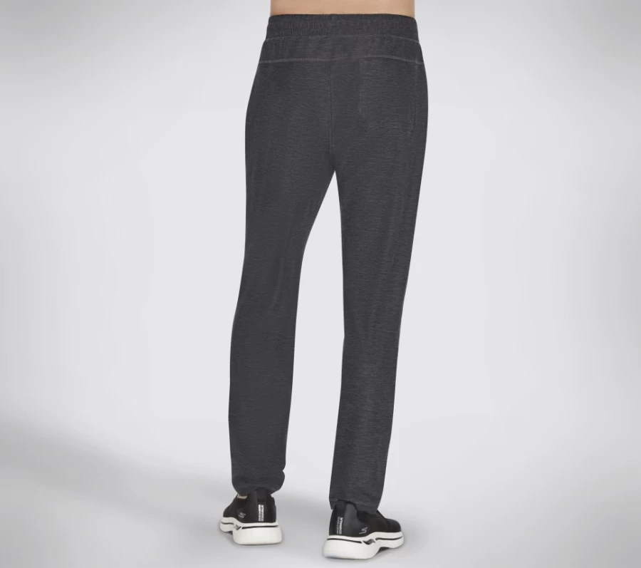 SKECHERS Men's Skech-Knits Ultra Go Lite Tapered Pants - Black / Charcoal