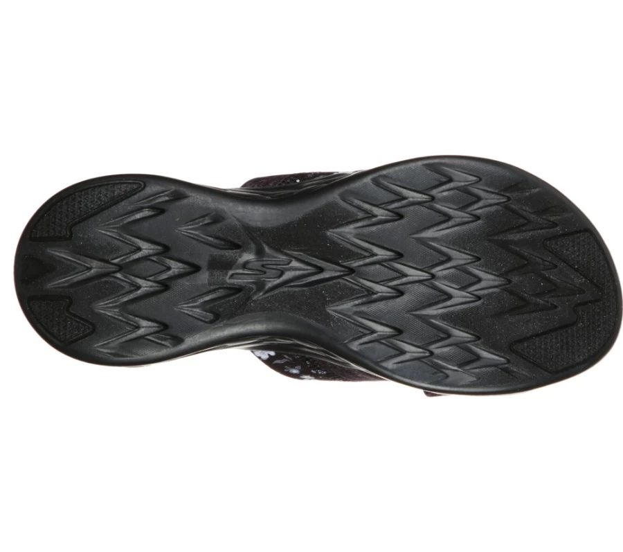 SKECHERS Women's On-The-Go 600 Sneakers in Black & Gray - Comfortable Walking Shoes