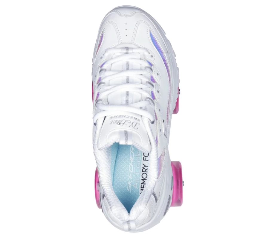 SKECHERS Women's White & Multi 4 Wheeler Fly Cruiser Sneakers