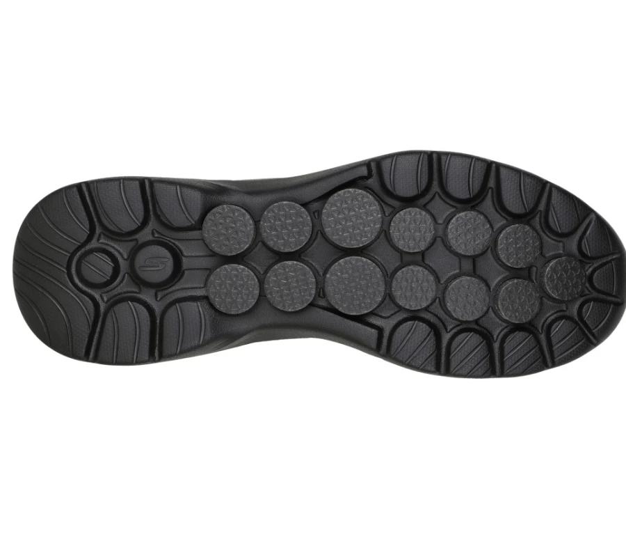 SKECHERS Men's Go Walk 6 - Avalo Black Walking Shoes