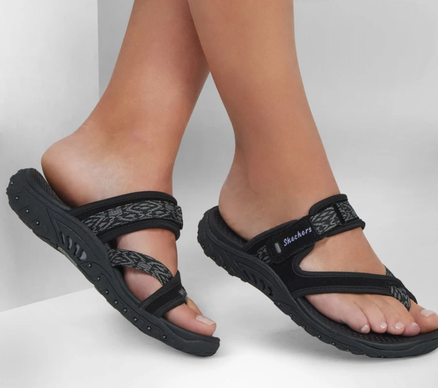 SKECHERS Women's Reggae - Nature Tribe Sneakers in Black