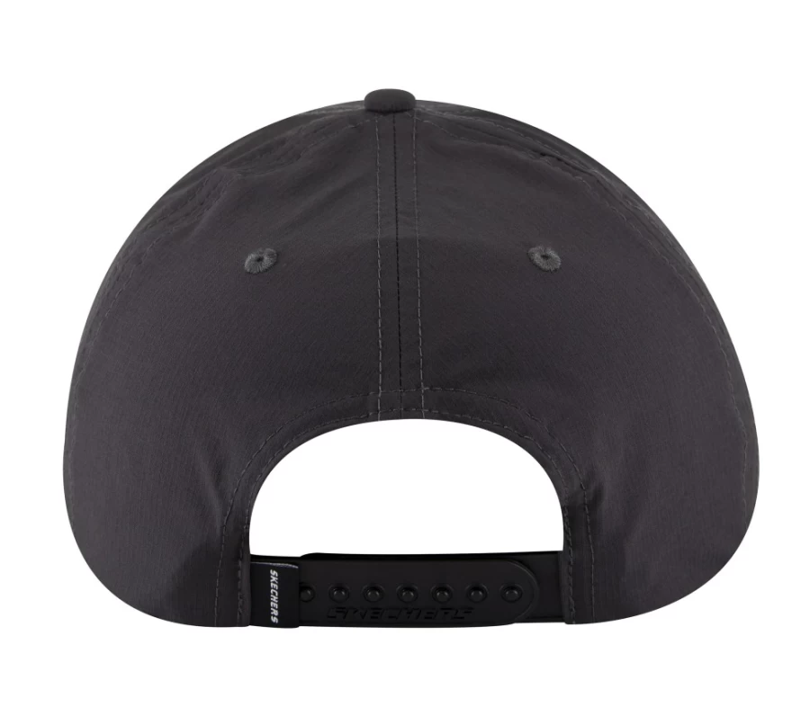 SKECHERS Men's Black & Charcoal Tearstop Snapback Hat - Adjustable Baseball Cap