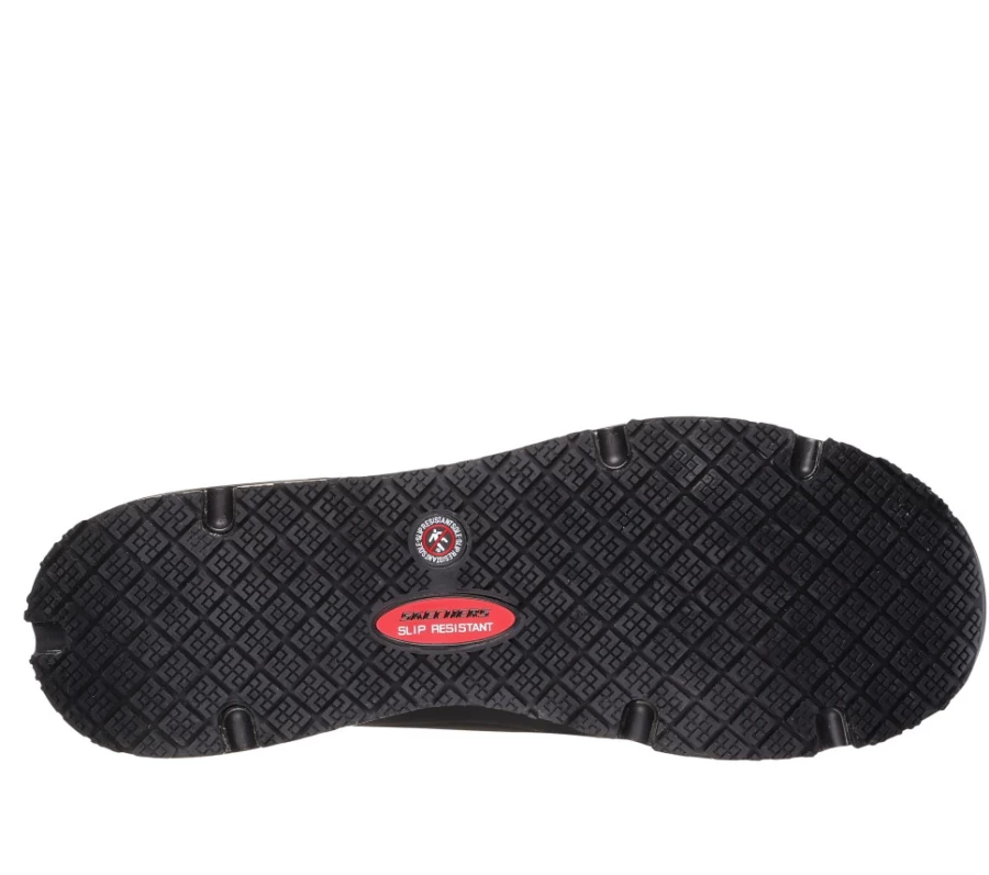 SKECHERS Women's Work Relaxed Fit Uno Sr Sneakers in Black