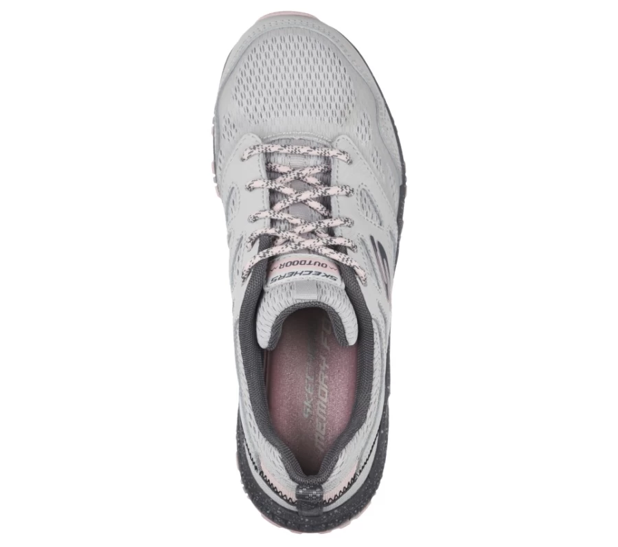 SKECHERS Women's Pure Escapade Sneakers in Gray & Pink - Hillcrest Collection