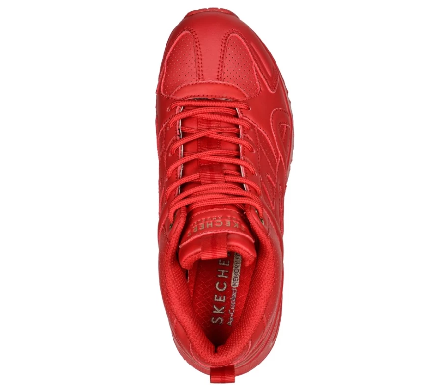 SKECHERS Women's Uno Hi - Her Friends Sneakers in Red