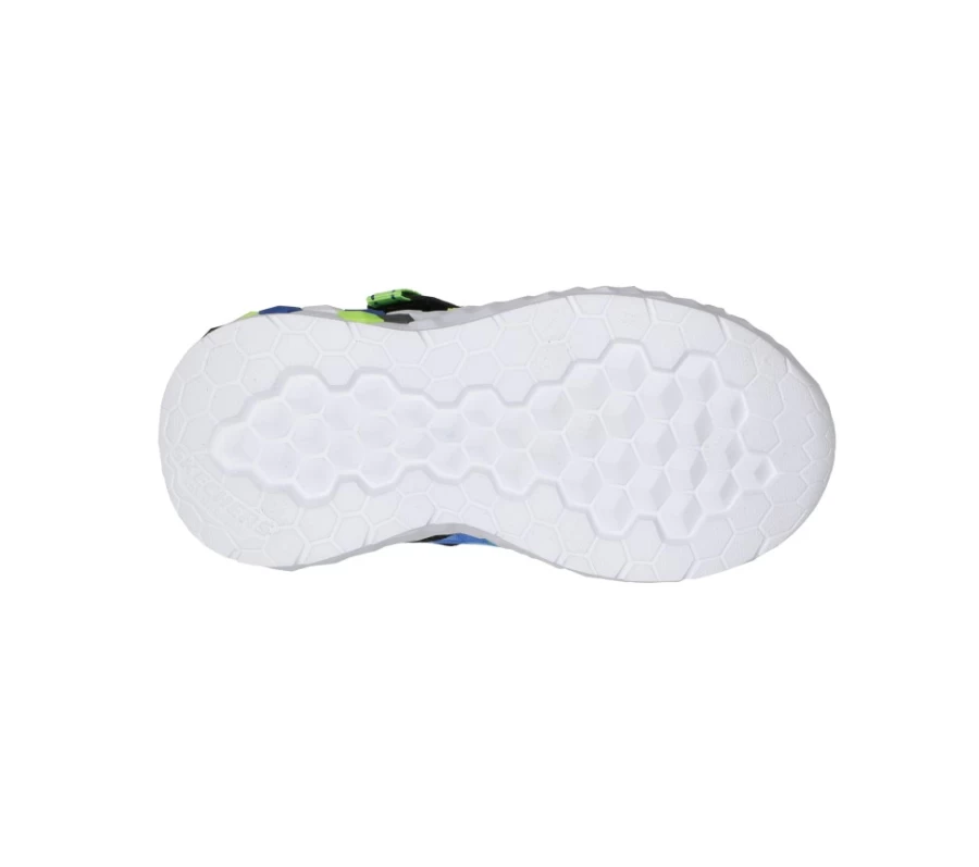 SKECHERS Kids Lil Mega-Craft 2.0 Sneakers - Black & Lime Athletic Shoes for Boys & Girls