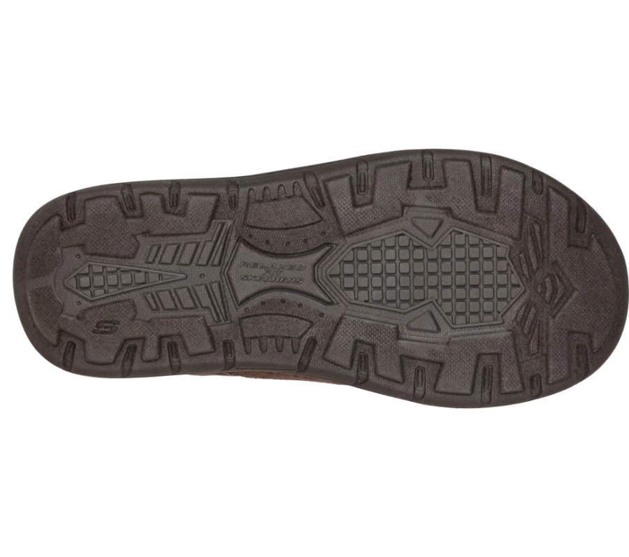 SKECHERS Men's Relaxed Fit Chocolate Sneakers - Comfortable Casual Shoes