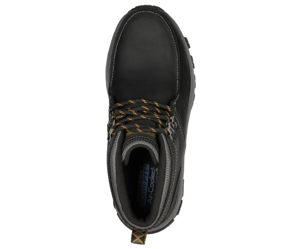 SKECHERS Men's Edgmont - Forsett Relaxed Fit Sneakers in Black