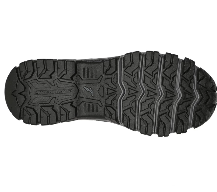 SKECHERS Men's Edgmont - Forsett Relaxed Fit Sneakers in Black