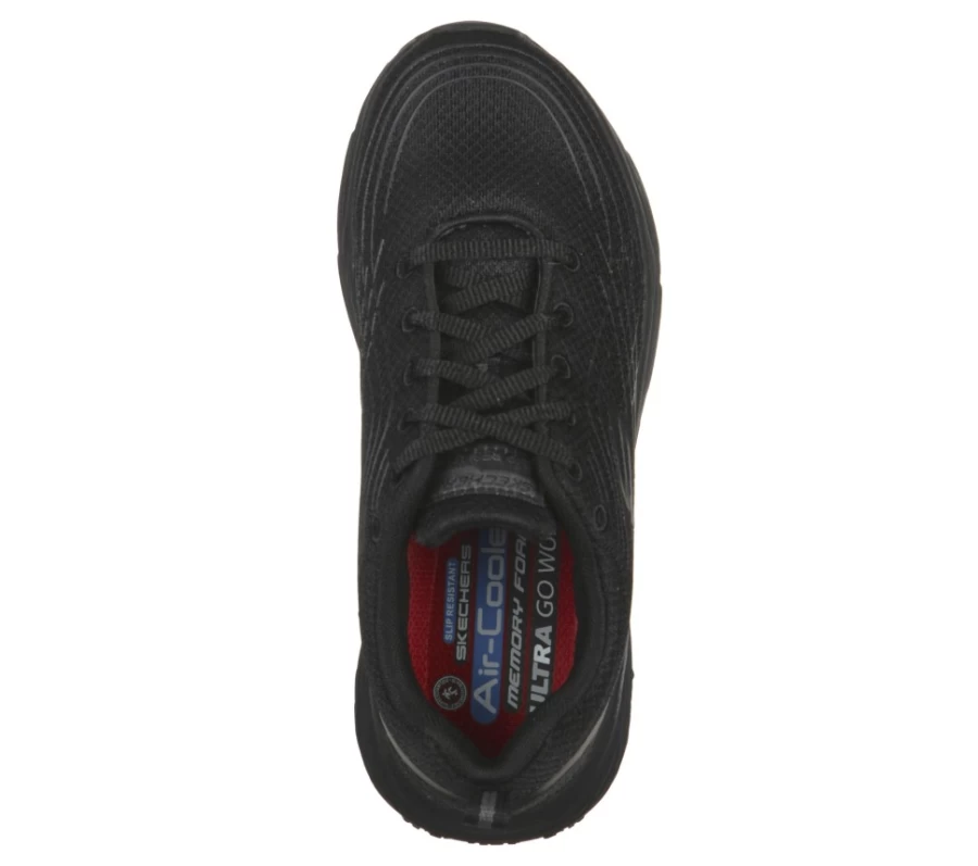 SKECHERS Women's Work Relaxed Fit Max Cushioning Elite Sr Sneakers in Black