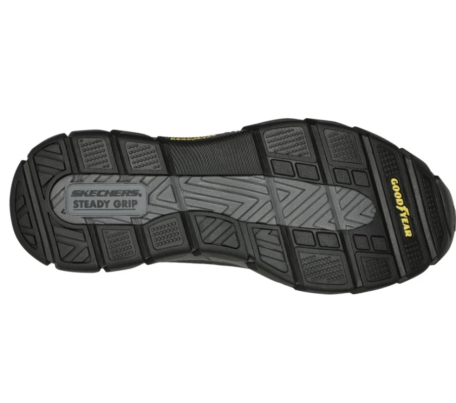 SKECHERS Men's Relaxed Fit Boswell Black Casual Shoes - Respected Comfort & Style