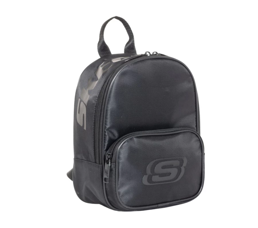 SKECHERS Men's Black Star Mini Backpack - Lightweight & Stylish Daypack