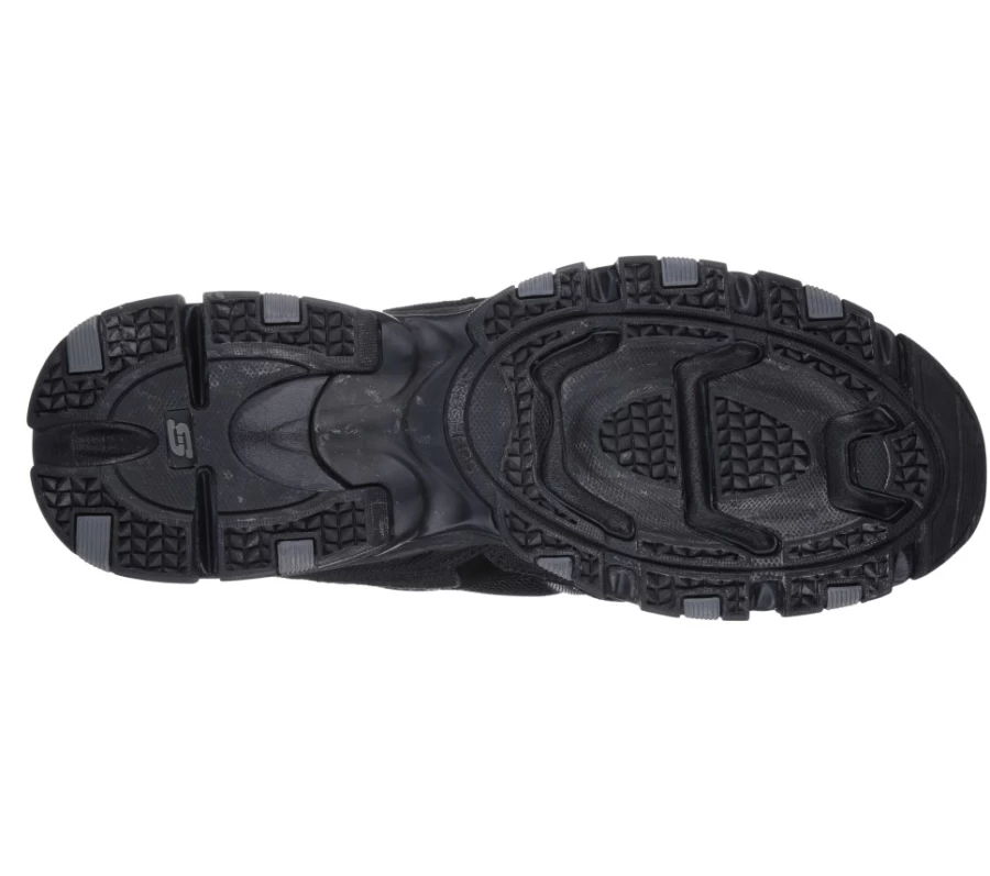SKECHERS Men's Vigor 2.0 - Trait Sneakers in Black | Lightweight Comfort Walking Shoes