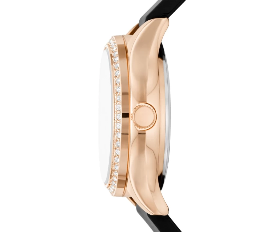 SKECHERS Women's Black Glyndon Watch - Stylish & Comfortable Timepiece