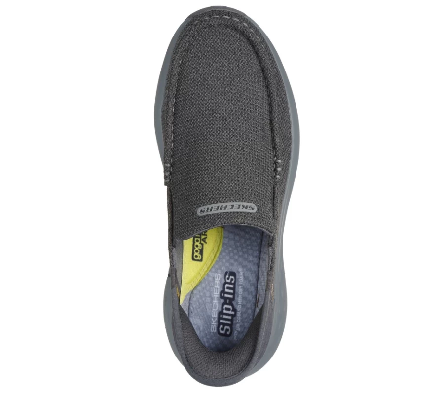 SKECHERS Men's Slip-Ins Ralven Sneakers - Comfortable Slip-On Shoes in Gray
