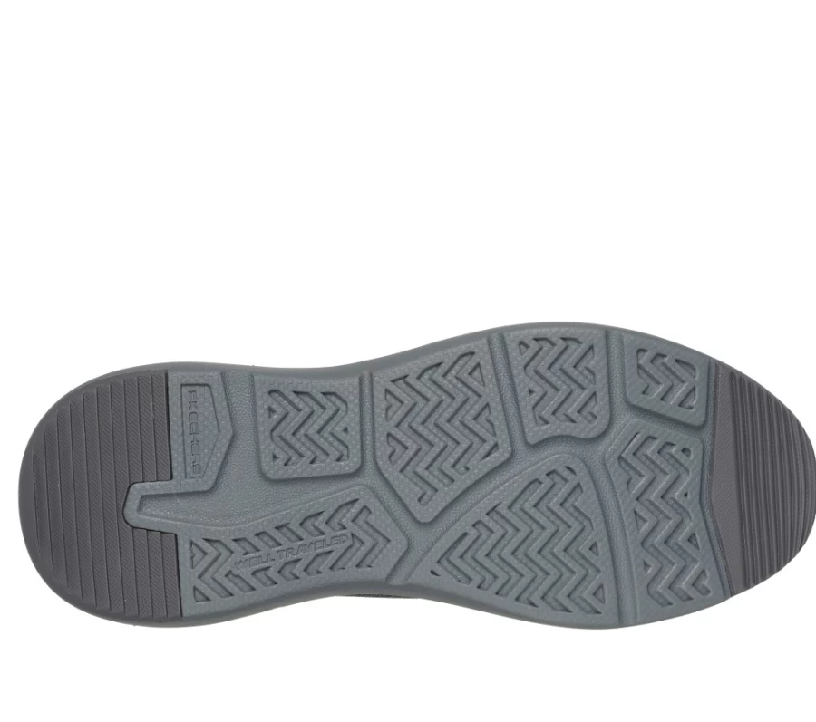SKECHERS Men's Slip-Ins Ralven Sneakers - Comfortable Slip-On Shoes in Gray