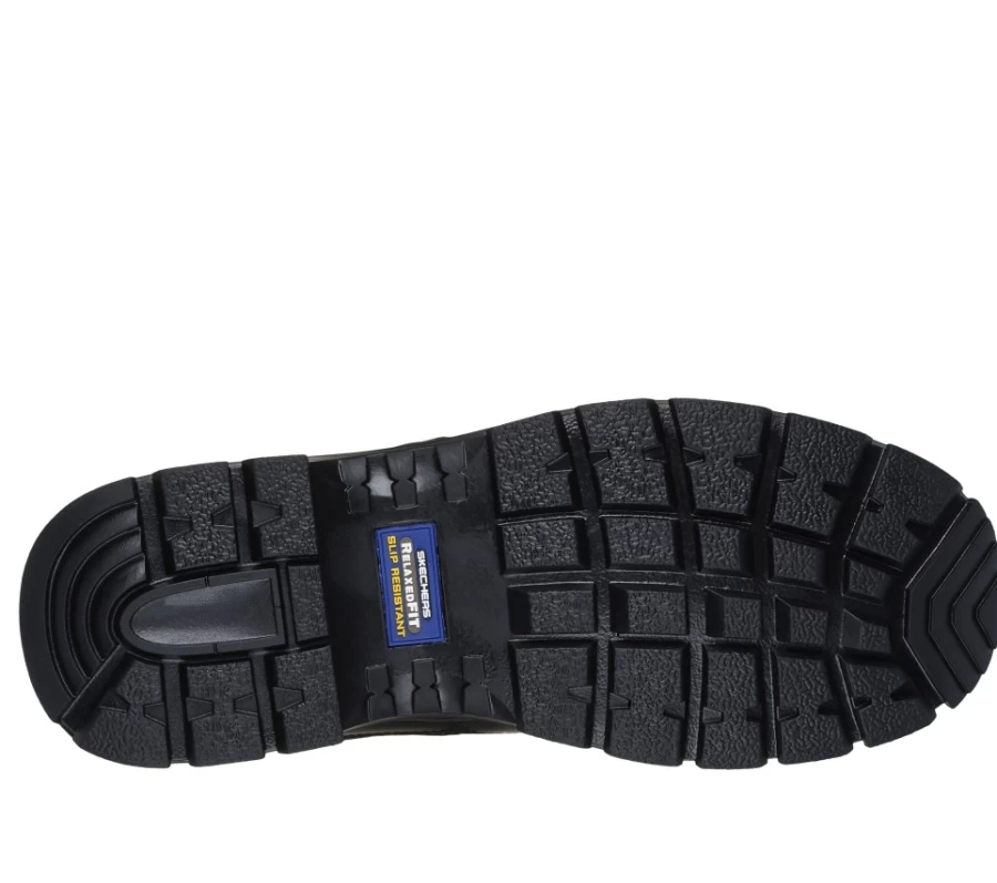 SKECHERS Men's Wascana Benen WP Tactical Boots - Relaxed Fit, Black
