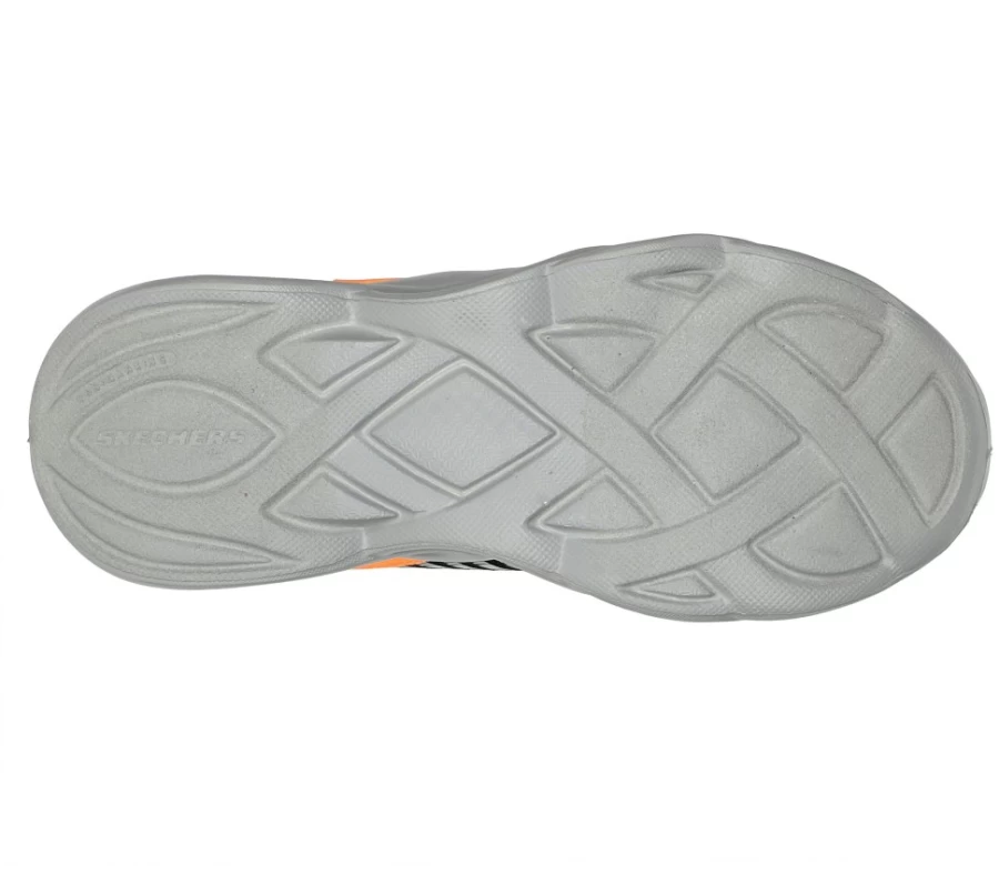 SKECHERS Kids Twisty Brights Sneakers in Black & Orange - Novlo Style