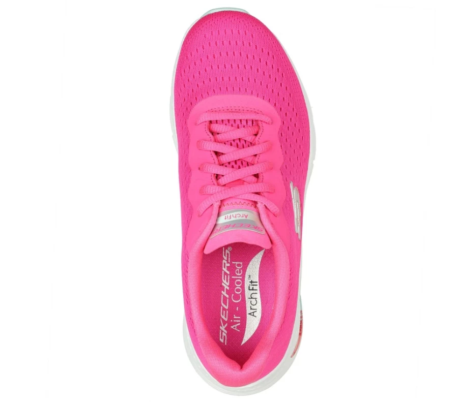 SKECHERS Women's Arch Fit Infinity Cool Sneakers in Hot Pink & Multi Color