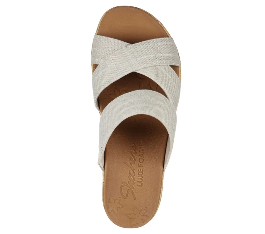 SKECHERS Women's Beverlee - Canyon Sky Sneakers in Natural Color