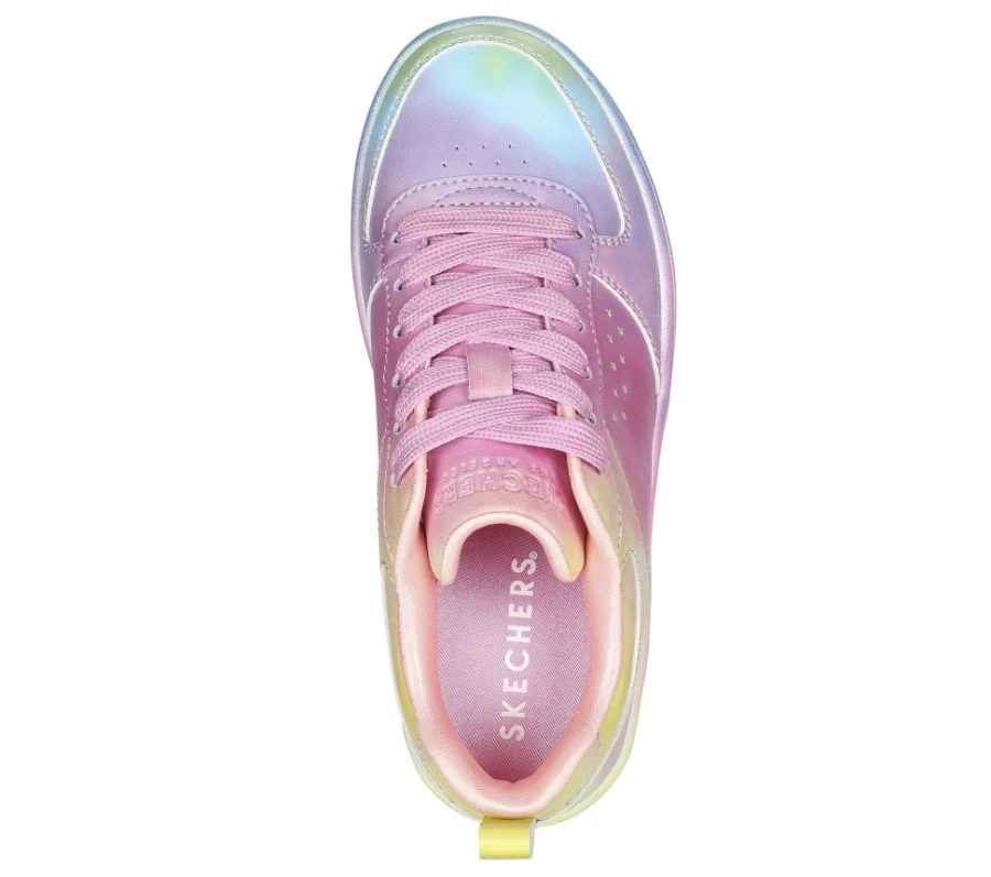 SKECHERS Kids Court High - Electric Remix Sneakers in Multi Color