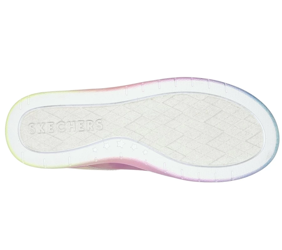 SKECHERS Kids Court High - Electric Remix Sneakers in Multi Color