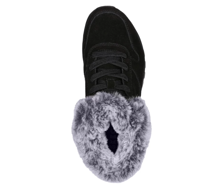 SKECHERS Women's Uno Rugged Boots in Black - Winter Style
