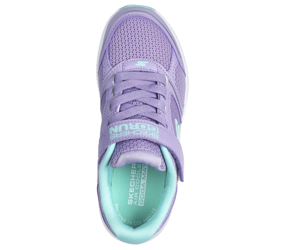 SKECHERS Kids' Go Run Consistent Sneakers in Purple & Aqua - Vivid Vista Running Shoes