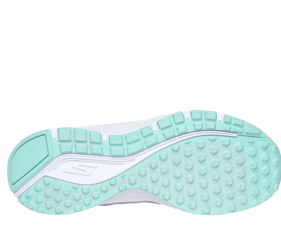 SKECHERS Kids' Go Run Consistent Sneakers in Purple & Aqua - Vivid Vista Running Shoes