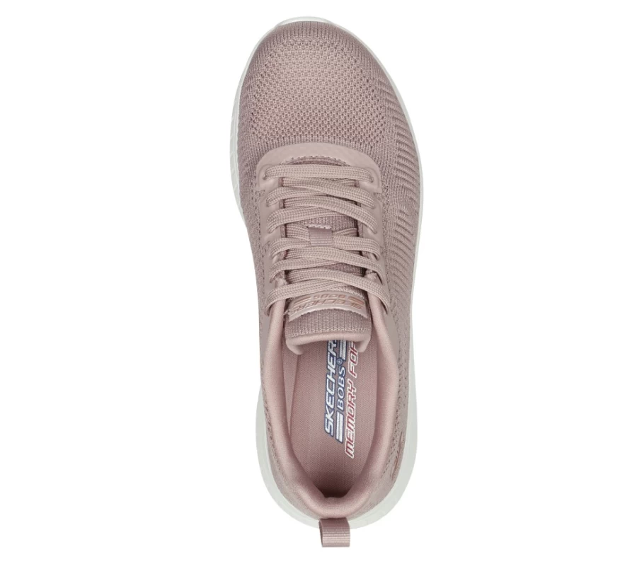SKECHERS Women's Blush Pink Sport Squad Chaos - Face Off Sneakers