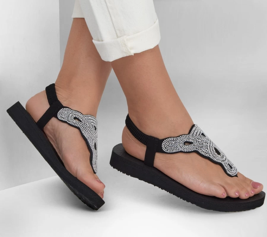 "SKECHERS Women's Black Pearl Perfection Meditation Shoes"
