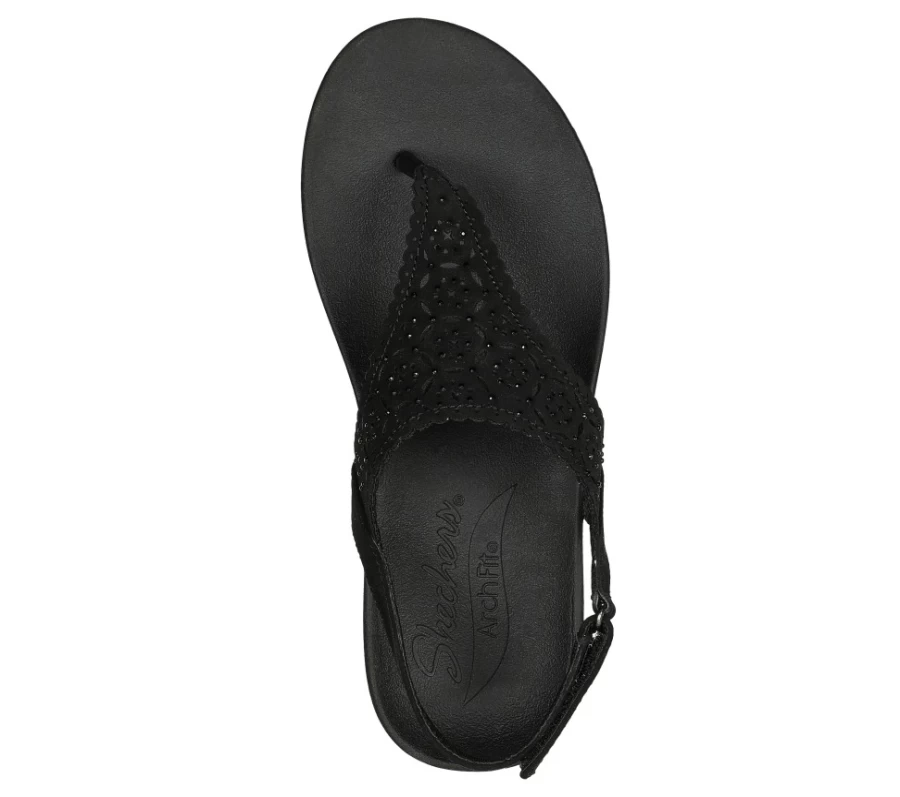 SKECHERS Women's Arch Fit Meditation Sneakers in Black - Sophie Style Comfort Walking Shoes