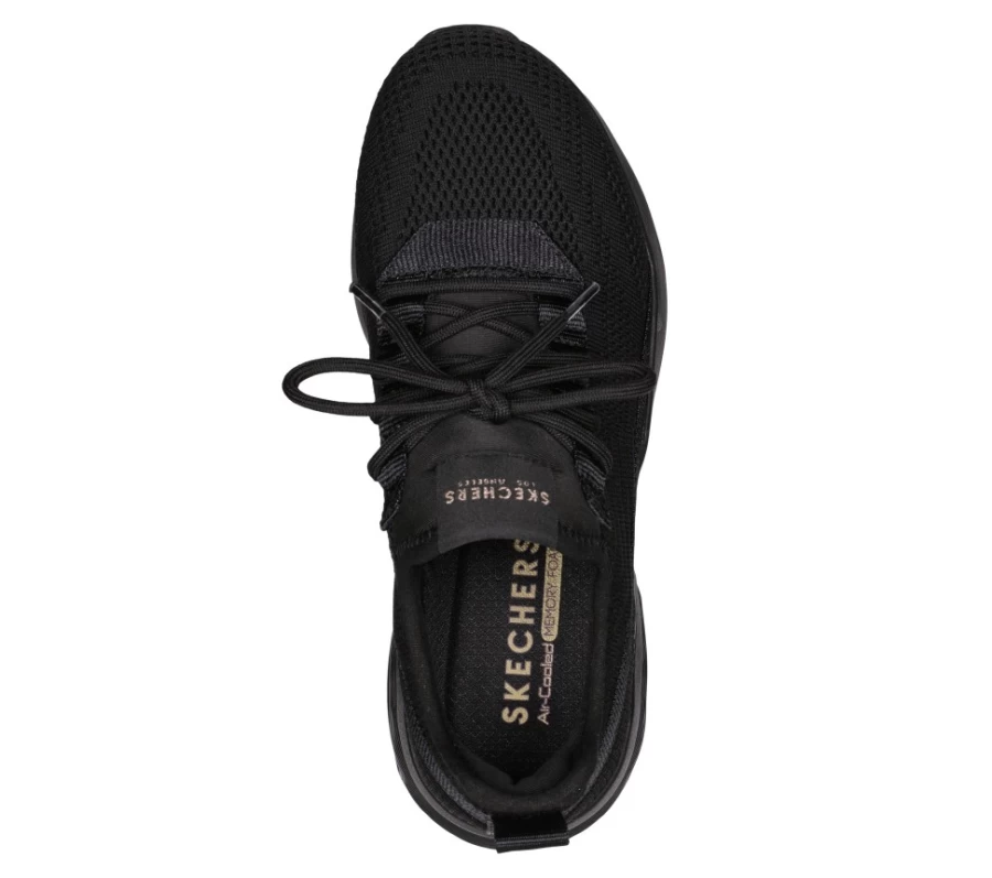 SKECHERS Women's Black Muno - Crazy4U Sneakers