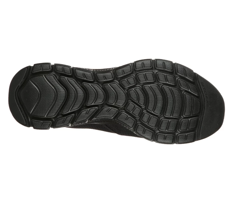 SKECHERS Men's Flex Advantage 4.0 Sneakers in Black - Tuscan Style Walking Shoes