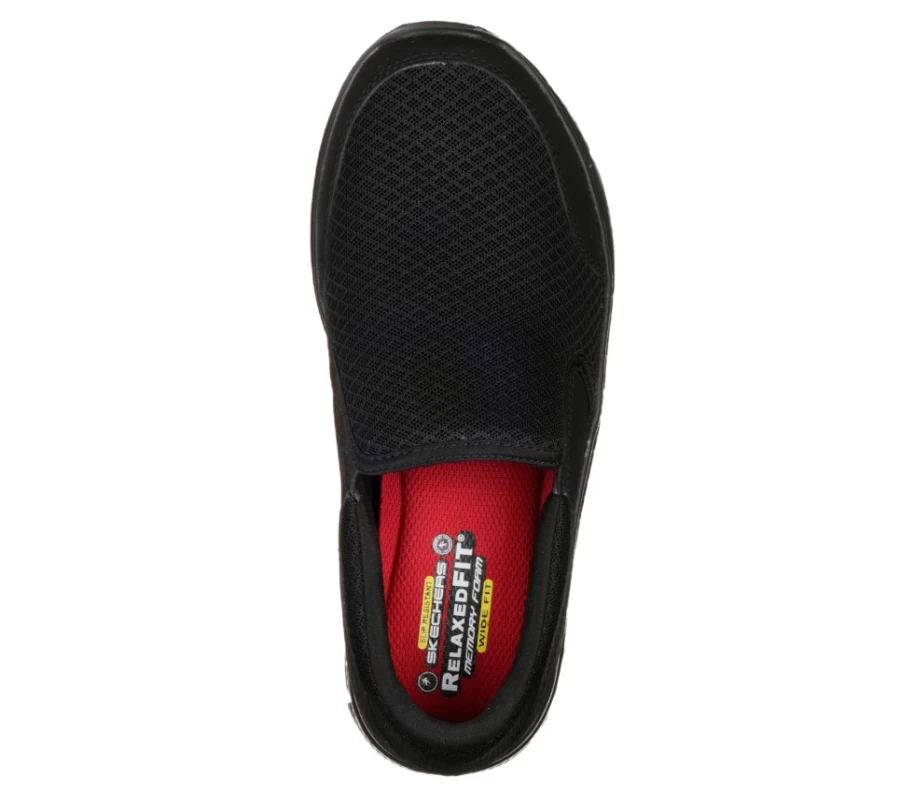 SKECHERS Women's Work Relaxed Fit Cozard Sr Sneakers in Black