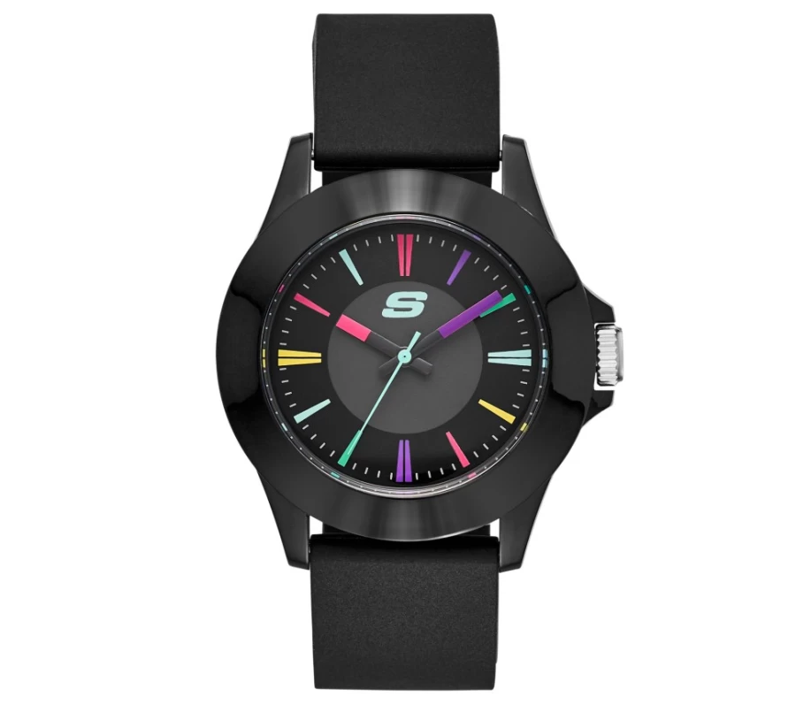 SKECHERS Women's Black Midsize Watch - Rosencrans Stylish Analog Timepiece