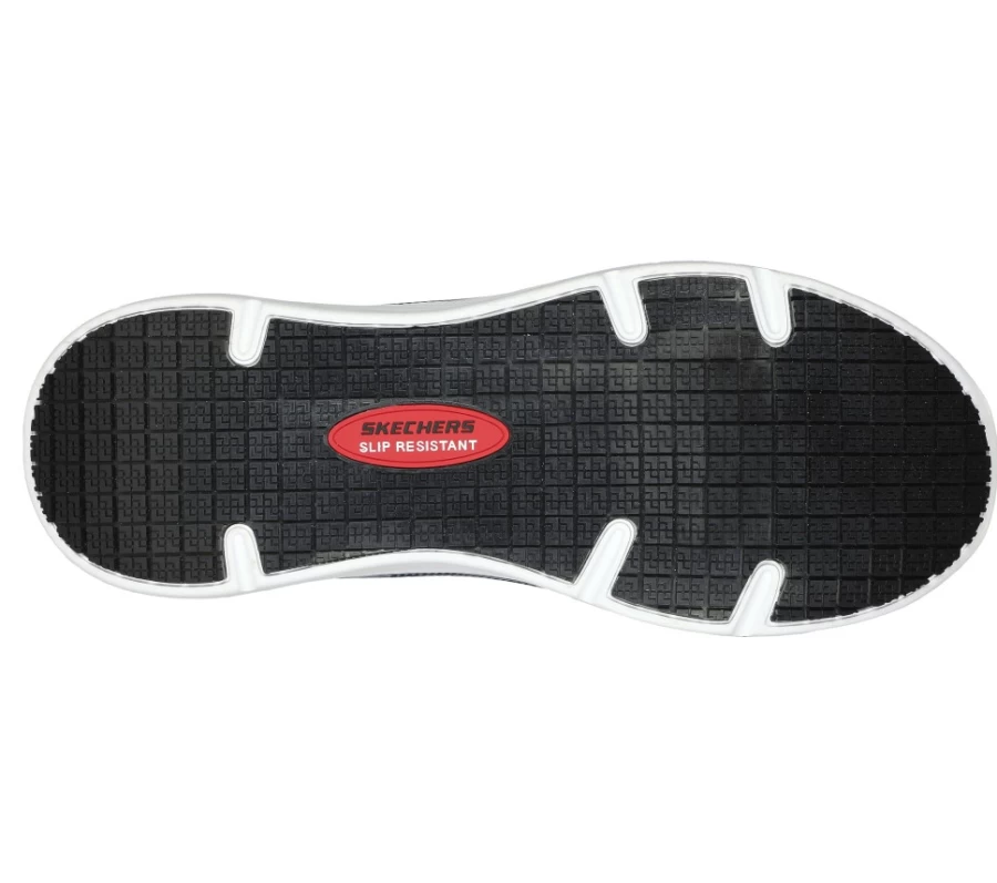 SKECHERS Men's Navy Work Shoes - Jevion Style for Comfort & Durability