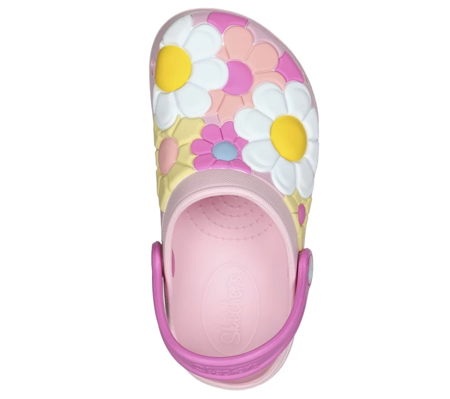 SKECHERS Kids' Foamies Heart Charmer Sneakers in Pink & Multi Colors