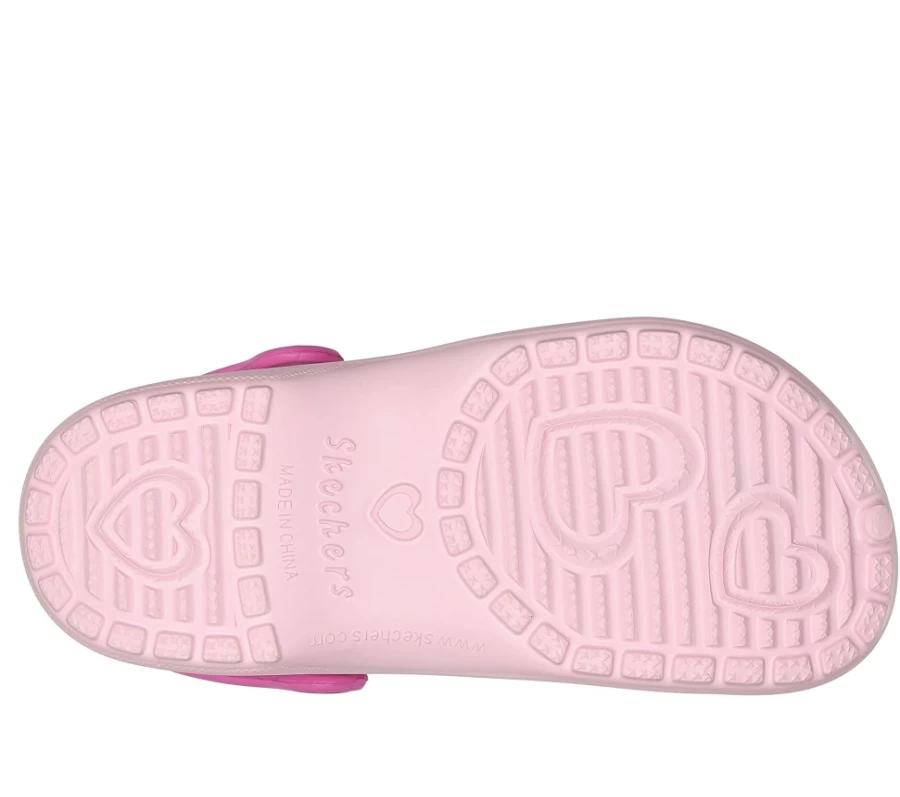 SKECHERS Kids' Foamies Heart Charmer Sneakers in Pink & Multi Colors